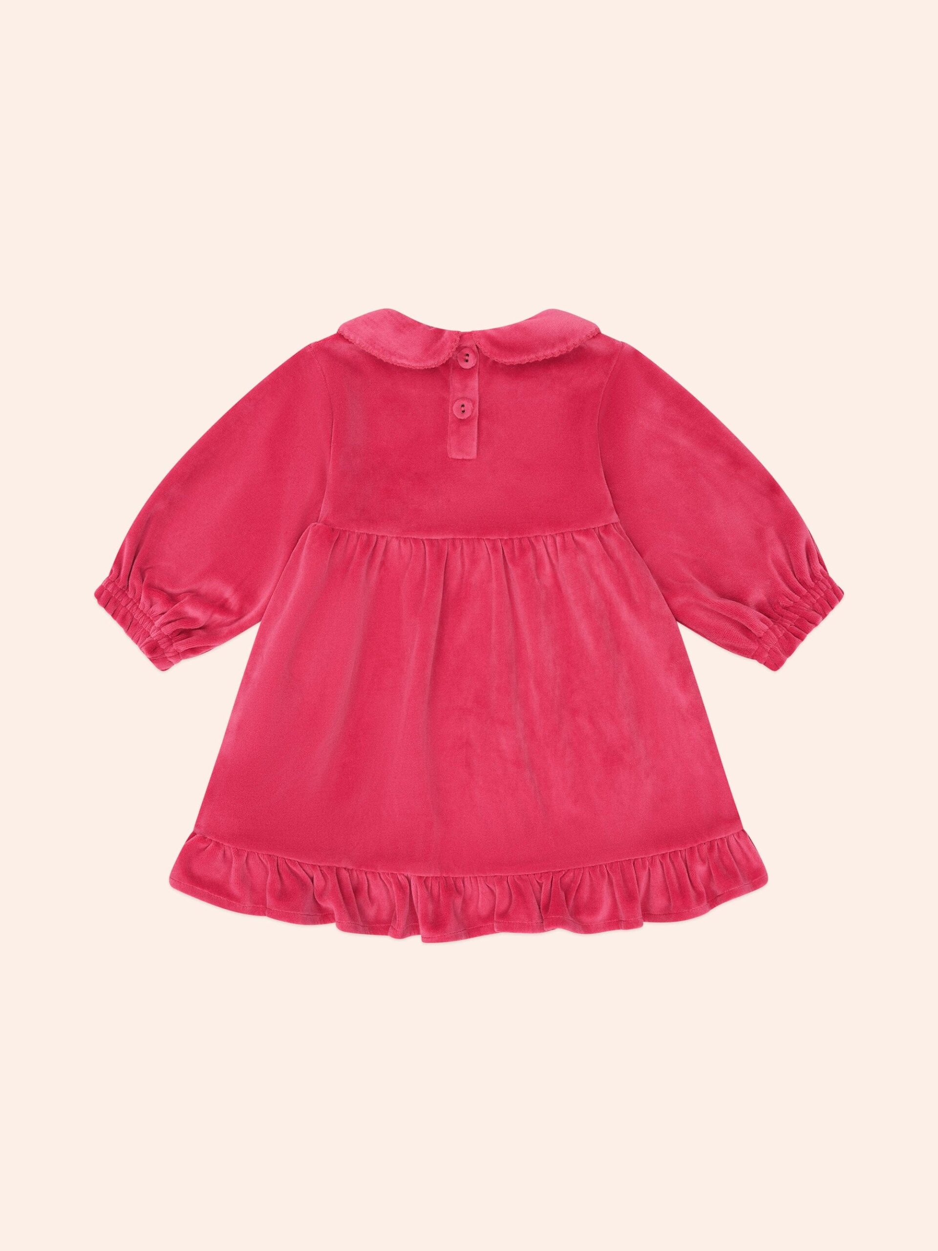 very cherry velour collar dress very cherry velour collar dress