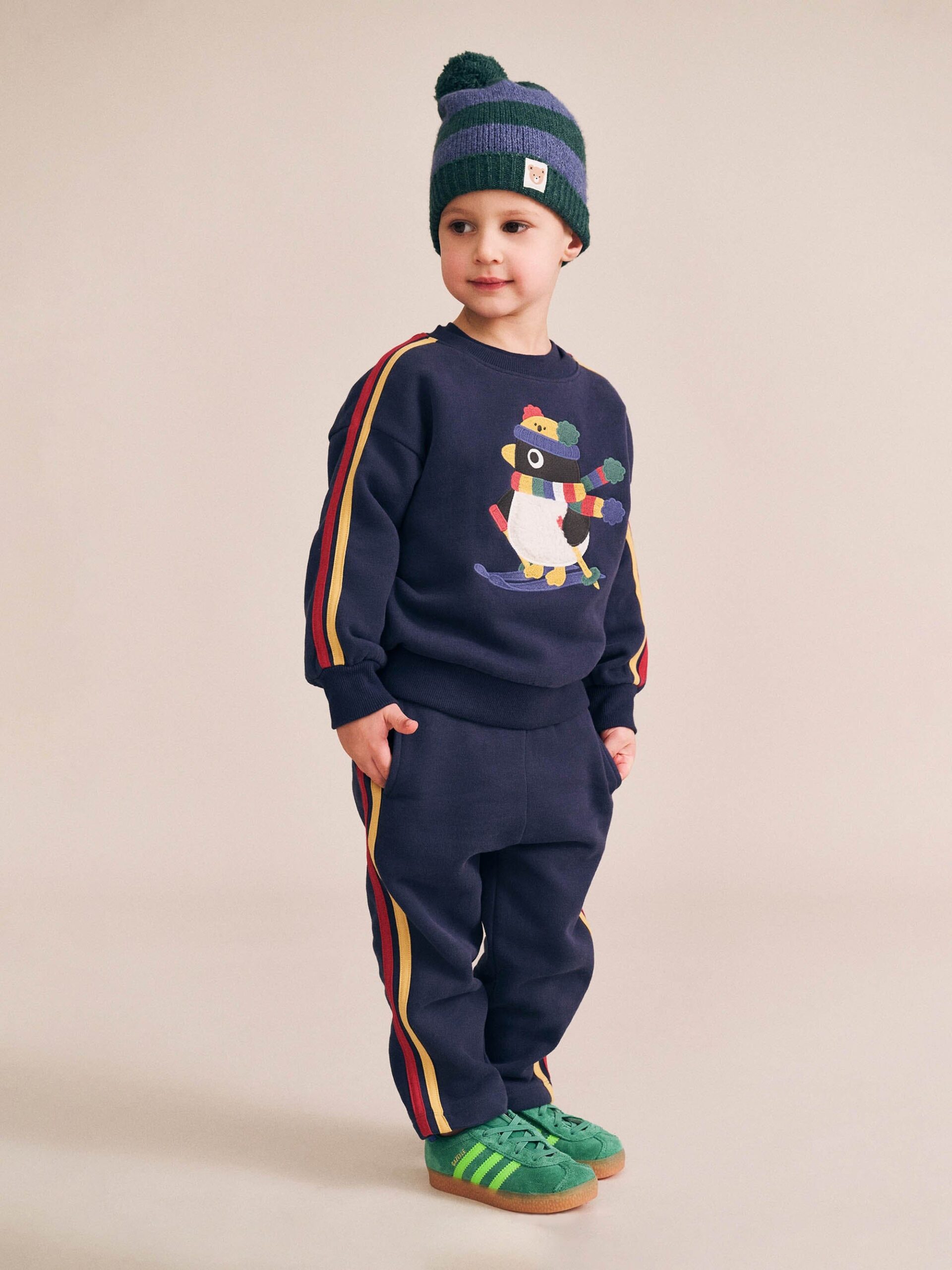 ski percy stripe drop shoulder sweatshirt ski percy stripe drop shoulder sweatshirt